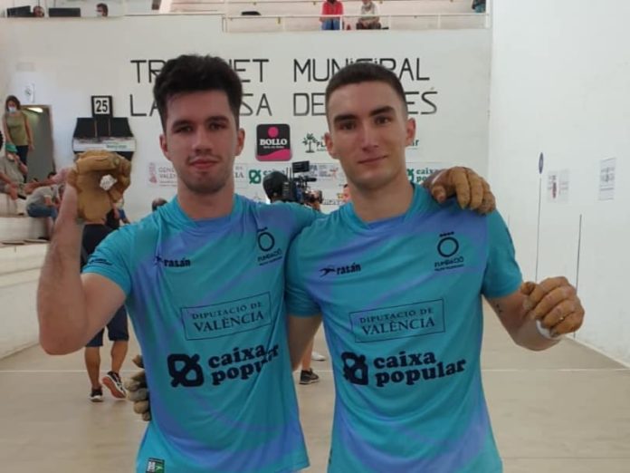 Iván i Seve després d'aconseguir la classificació a semifinals de la Copa